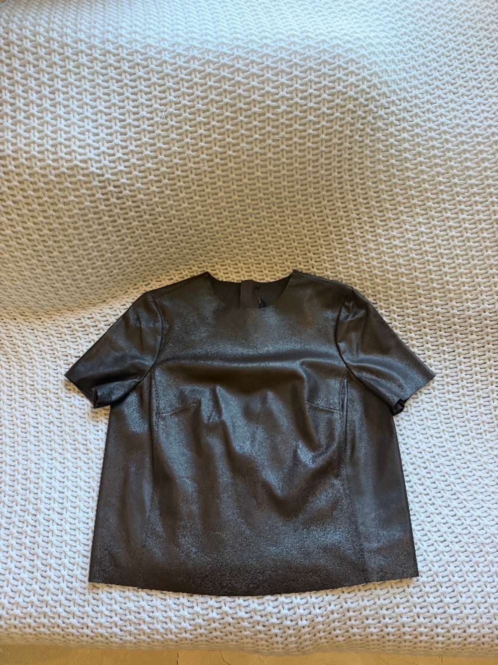 Banana Republic 100% Leather Top